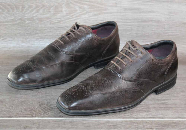 Chaussure Derby Cuir Marron Rockport - Taille 44 – Occasion Très Bon état
