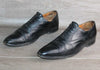 Chaussure Richelieu Cuir Noir Boston – Taille 44 - Made in England