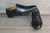 Chaussure Richelieu Cuir Noir Boston – Taille 44 - Made in England