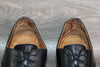 Chaussure Richelieu Cuir Noir Boston – Taille 44 - Made in England