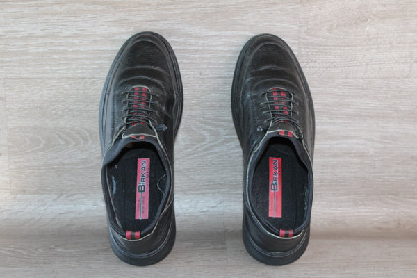 Chaussure Slip-On Homme Cuir Noir Taille 44 | Confort & Élégance Birkan