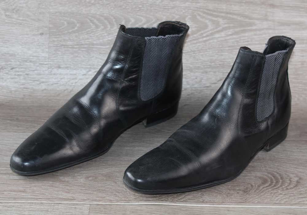 Bottines Chelsea Minelli Cuir Noir – Taille 44 – Très bon état Made in Italy
