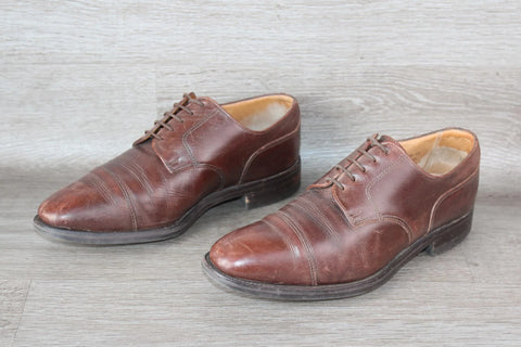 Bowen Ascot Derby Cuir Marron – Taille 42 – Occasion très bon état Made in England