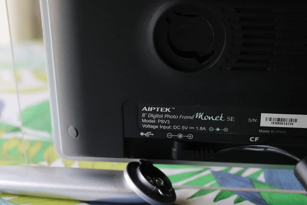 Cadre Photo Numérique Aiptek 8" – Haute Résolution & USB