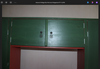 Armoire Vintage Bois Vert avec Rangement TV – 6 Tiroirs & 4 Portes – 150x210 cm