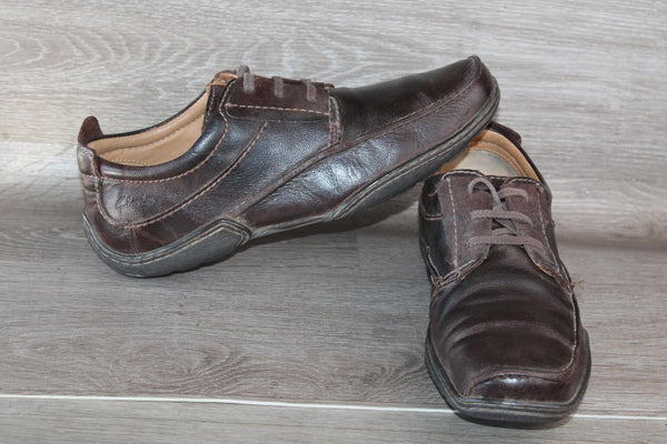 Chaussure Clarks Vintage Cuir Marron - Pointure 45 – Bon état