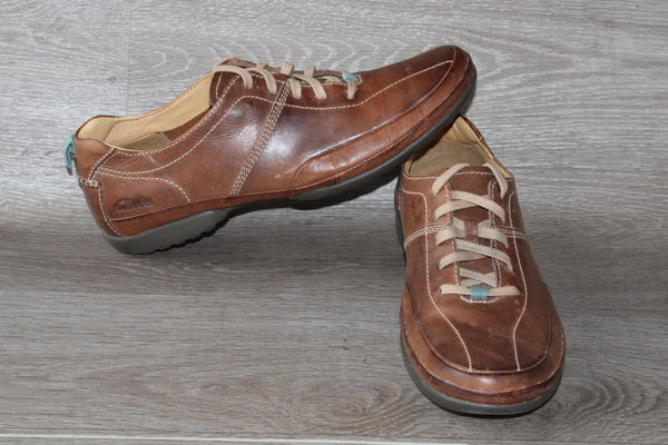 Chaussure Clarks vintage cuir marron - Pointure 44.5 – Très bon état
