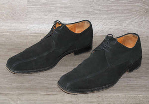 Chaussure De Luxe Velours Noir John Mac Gray – Taille 42,5 – Occasion très bon état Made in England