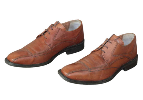 Chaussure Derby Cuir Marron Tony Raff – Taille 41 – Occasion très bon état