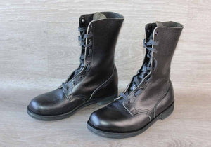 Chaussure Militaire Rangers Cuir Noir Tortora Marseille - Taille 39 Unisexe – Occasion très bon état Made in France