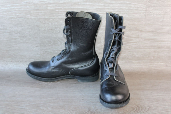 Chaussure Militaire Rangers Cuir Noir Tortora Marseille - Taille 39 Unisexe – Occasion très bon état Made in France