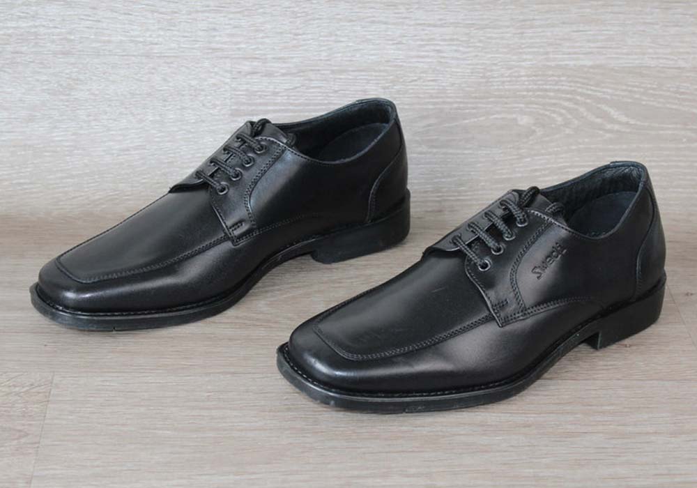 Chaussure de ville Cuir Noir Swedi – Taille 40 – Neuf Made in Portugal