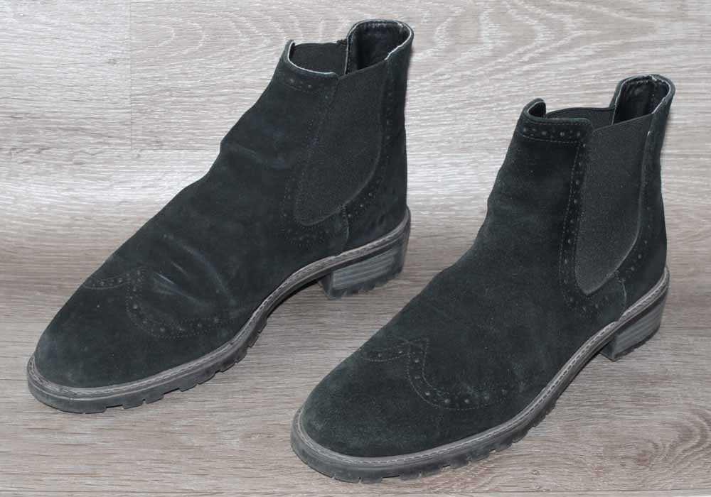 Chelsea Boot en Daim Noir – Taille 40 – Occasion Bon état