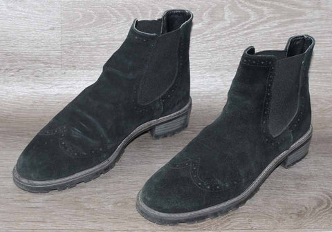 Chelsea Boot en Daim Noir – Taille 40 – Occasion Bon état