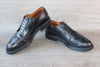 Christian Pellet Chaussure Derby Cuir Noir – Taille 41 – Occasion Très Bon état Made in France