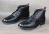 Desert Boots Cuir Noir Eram - Taille 44 EU – Élégance et Confort au Quotidien