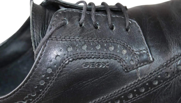 Geox Respira Derby Cuir Noir - Taille 39 - Élégance & Confort Respirant