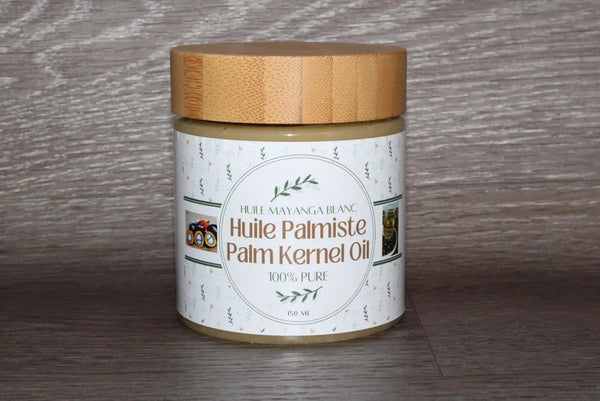 🥥 Huile de Palmiste "Mayanga blanc" 100% Pure Pressée à Froid | 150 ml -- Multi-usages