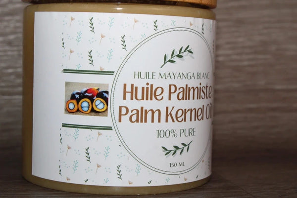 🥥 Huile de Palmiste "Mayanga blanc" 100% Pure Pressée à Froid | 150 ml -- Multi-usages