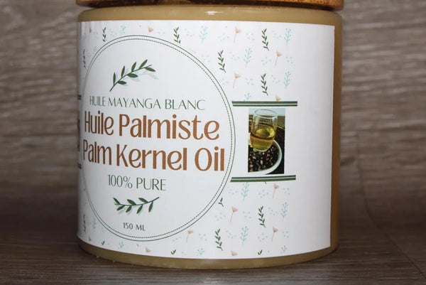 🥥 Huile de Palmiste "Mayanga blanc" 100% Pure Pressée à Froid | 150 ml -- Multi-usages