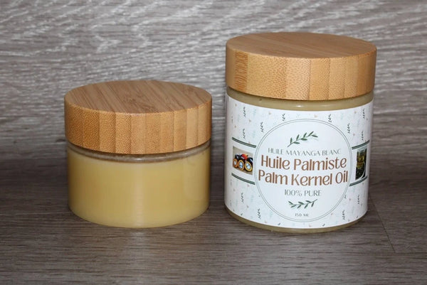 🥥 Huile de Palmiste "Mayanga blanc" 100% Pure Pressée à Froid | 150 ml -- Multi-usages