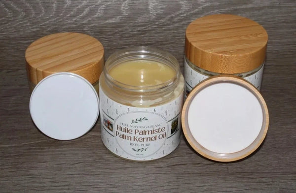 🥥 Huile de Palmiste "Mayanga blanc" 100% Pure Pressée à Froid | 150 ml -- Multi-usages