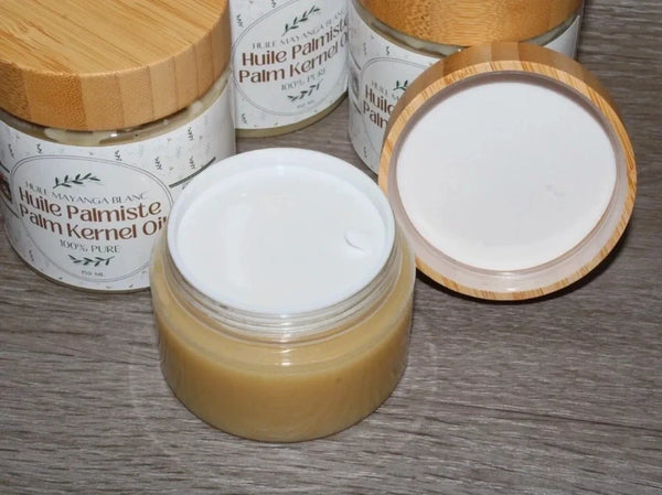 🥥 Huile de Palmiste "Mayanga blanc" 100% Pure Pressée à Froid | 150 ml -- Multi-usages