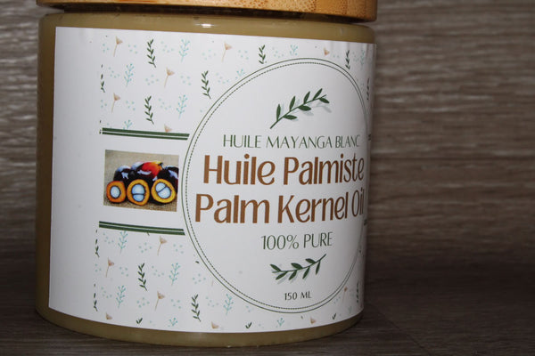 🥥 Huile de Palmiste "Mayanga blanc" 100% Pure Pressée à Froid | 500 ml -- Multi-usages