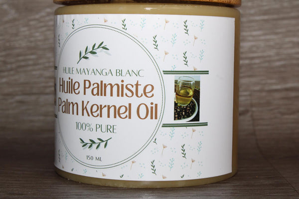 🥥 Huile de Palmiste "Mayanga blanc" 100% Pure Pressée à Froid | 500 ml -- Multi-usages