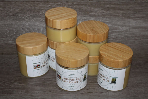🥥 Huile de Palmiste "Mayanga blanc" 100% Pure Pressée à Froid | 1 litre -- Multi-usages