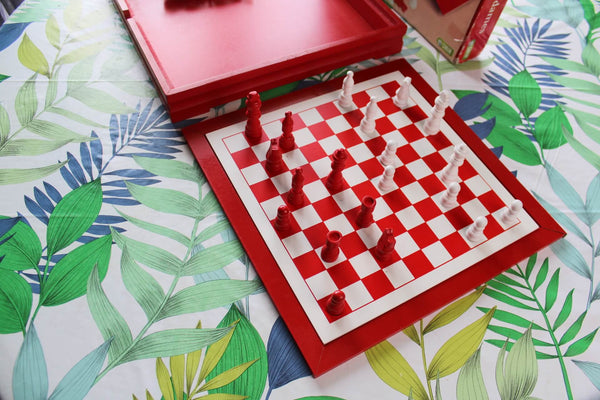 Jeu d’Échecs et Dames en Bois pour Tous les ages