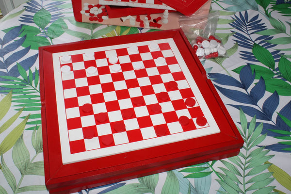 Jeu d’Échecs et Dames en Bois pour Tous les ages