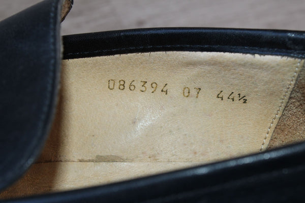 Chaussure Mocassin Cuir Noir Christian Pellet – Taille 44,5 – Occasion Très Bon état