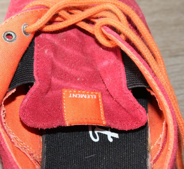Sneaker Basse Cuir Velours Rouge – Taille 40 – Occasion très bon état