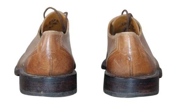 Chaussure Derby Cuir Marron Heyraud – Taille 41 – Occasion très bon état Made in Italy