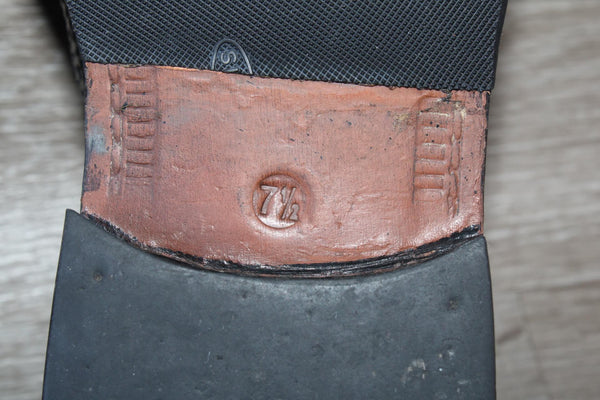 Christian Pellet Chaussure Derby Cuir Noir – Taille 41 – Occasion Très Bon état Made in France