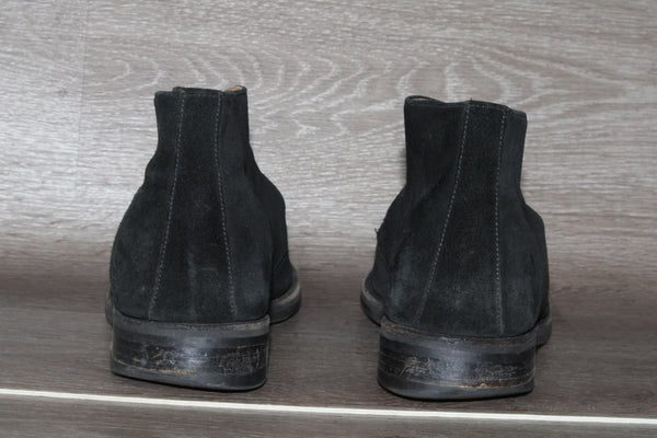 Bottines Finsbury Daim Noir – Taille 42 – Occasion Made in England
