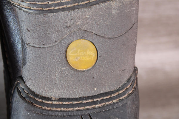 Chaussure Clarks Vintage Cuir Marron - Pointure 45 – Bon état
