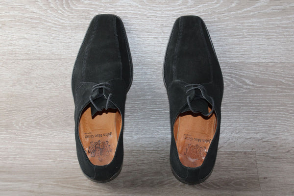 Chaussure De Luxe Velours Noir John Mac Gray – Taille 42,5 – Occasion très bon état Made in England