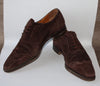 Chaussures Richelieu en Daim Marron Bowen – Taille 43 – Élégance Made in England
