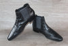 Bottines Chelsea Minelli Cuir Noir – Taille 44 – Très bon état Made in Italy