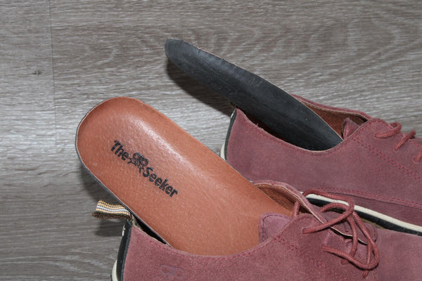 Sneaker Basse Vintage Cuir Velours – Taille 38 Unisexe – Occasion très bon état