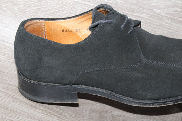 Chaussure De Luxe Velours Noir John Mac Gray – Taille 42,5 – Occasion très bon état Made in England