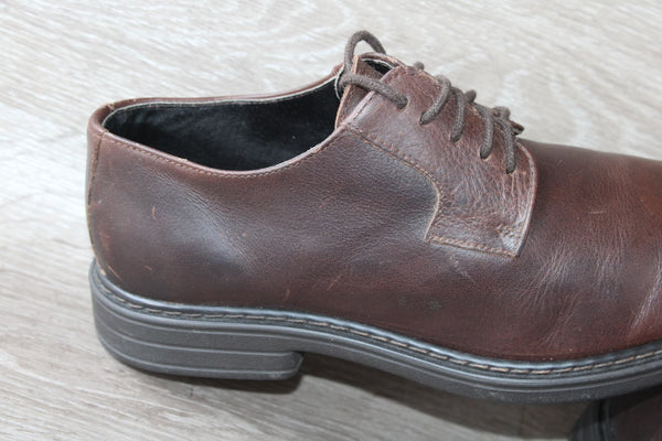 Chaussure Derby Cuir marron Salamander – Taille 41 – Made in France