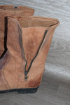 Bottes Vintage Palladium Cuir Beige – T40 Unisexe – Très Bon État