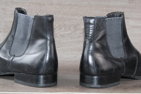 Bottines Chelsea Minelli Cuir Noir – Taille 44 – Très bon état Made in Italy