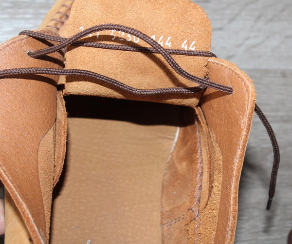 Chaussure Vintage Cuir Nubuck Souple Marron - Taille 44 – Élégance Made in Italy