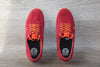Sneaker Basse Cuir Velours Rouge – Taille 40 – Occasion très bon état
