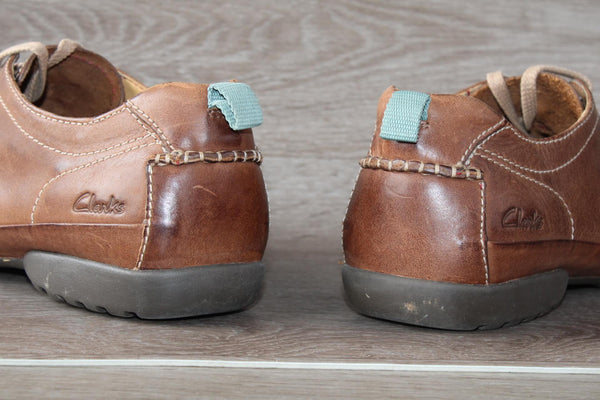 Chaussure Clarks vintage cuir marron - Pointure 44.5 – Très bon état