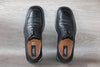 Chaussures Derby Hush Puppies en Cuir Noir - 41 EU – Élégance et Confort Haut de Gamme